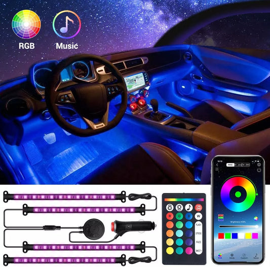 Smart Car Interior Lights with App Control