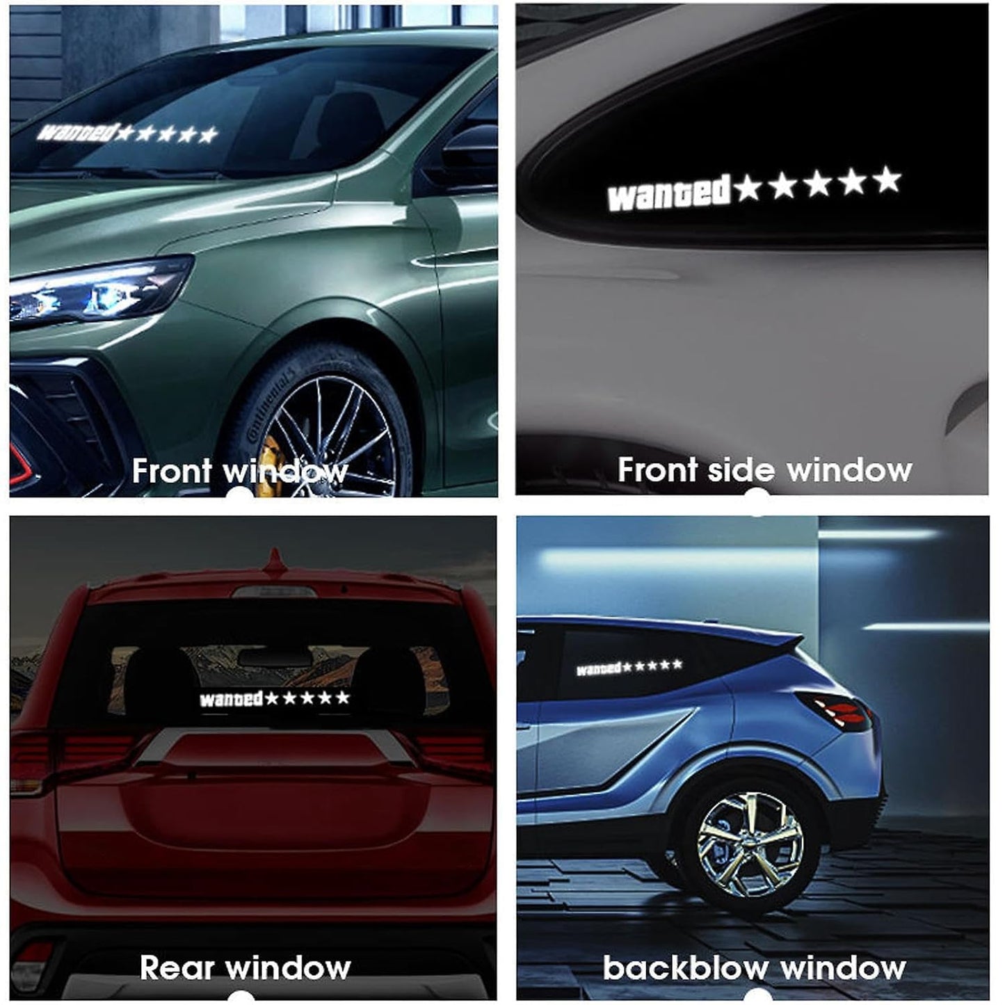 WANTED USB Electric Sticker