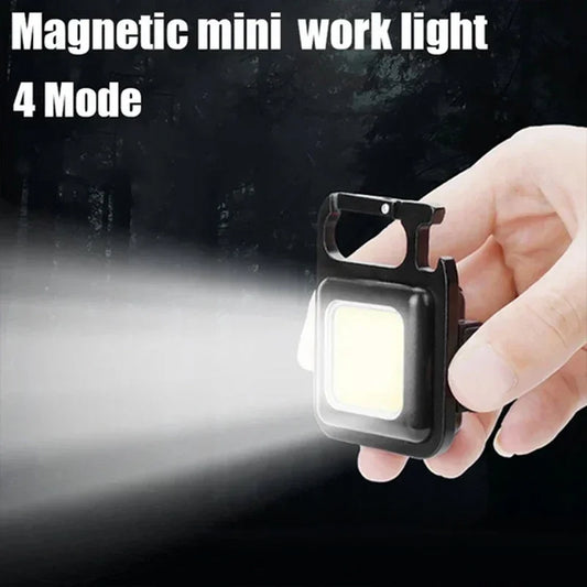 Mini Flashlight Keychain USB Rechargeable