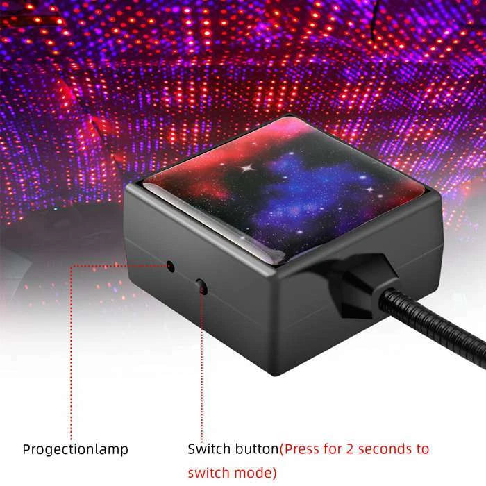USB Car Interior LED Light