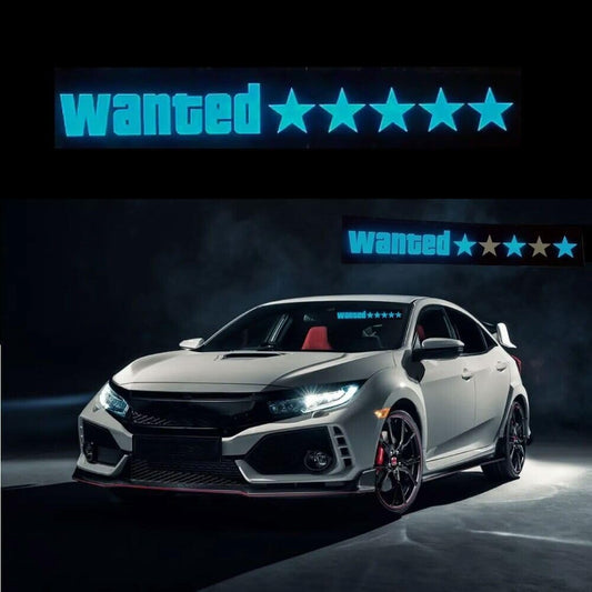 WANTED USB Electric Sticker