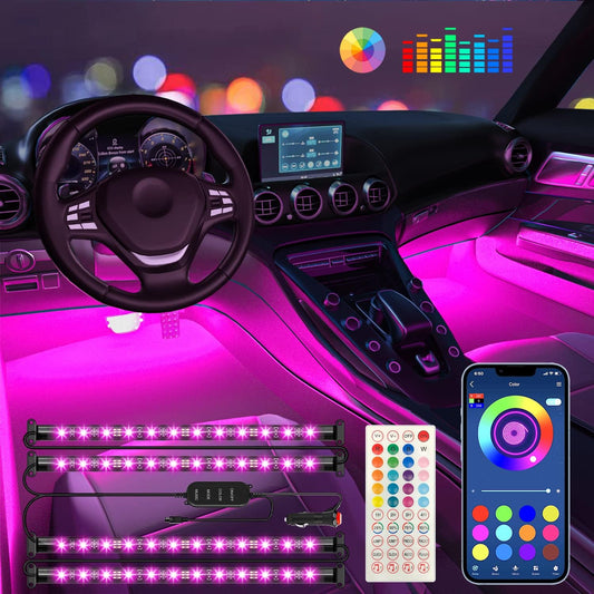 Smart Car Interior Lights with App Control