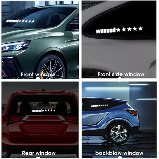 WANTED USB Electric Sticker