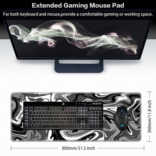 XXL Gaming Mouse Pad – 80×30cm Desk Mat for Precision & Smooth Control