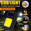 Mini Flashlight Keychain USB Rechargeable