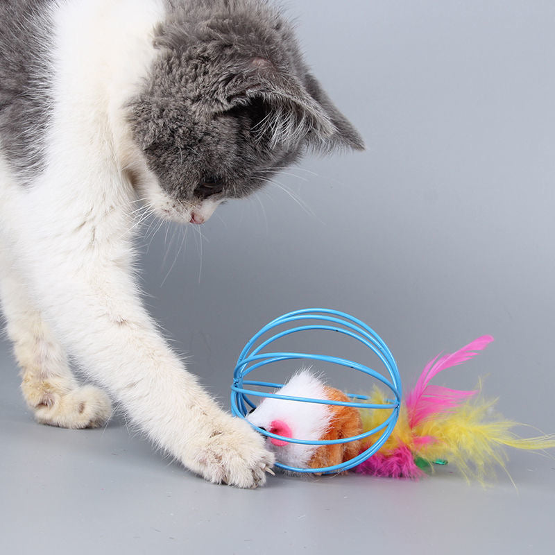Cage Mouse Cat Toy