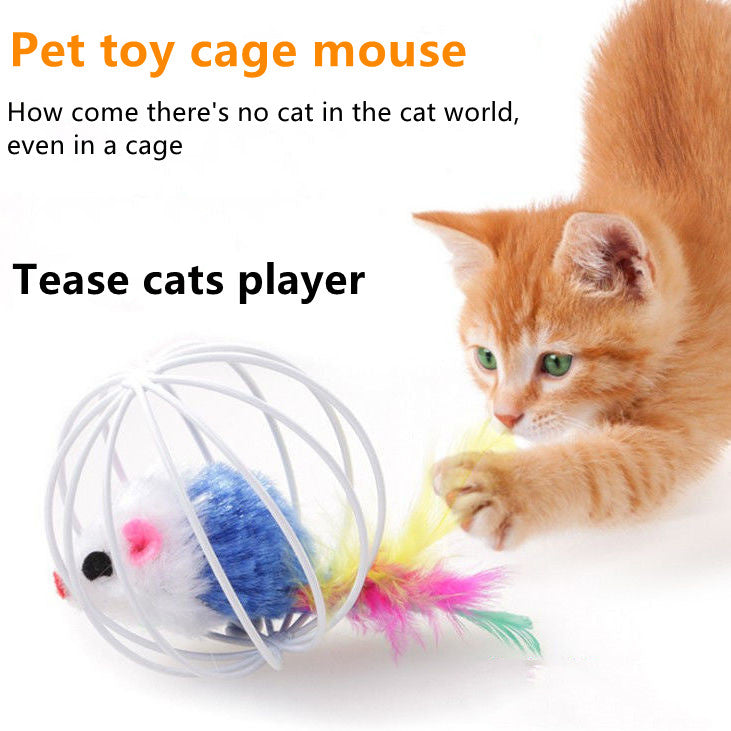Cage Mouse Cat Toy