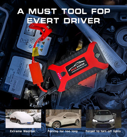 4 in 1, Car Power Bank, High Power Multi Function Car Jump Starter