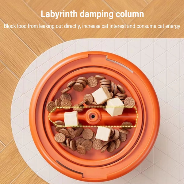 Duck Shaped Interactive Pet Feeder Toy